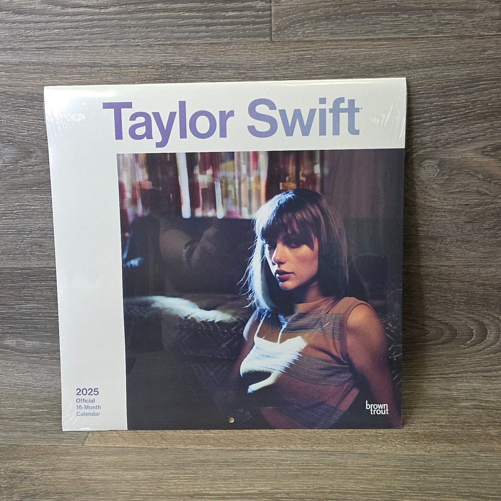 Taylor Swift OFFICIAL 2025 12x24" Monthly Square Wall Calendar 31x31cm